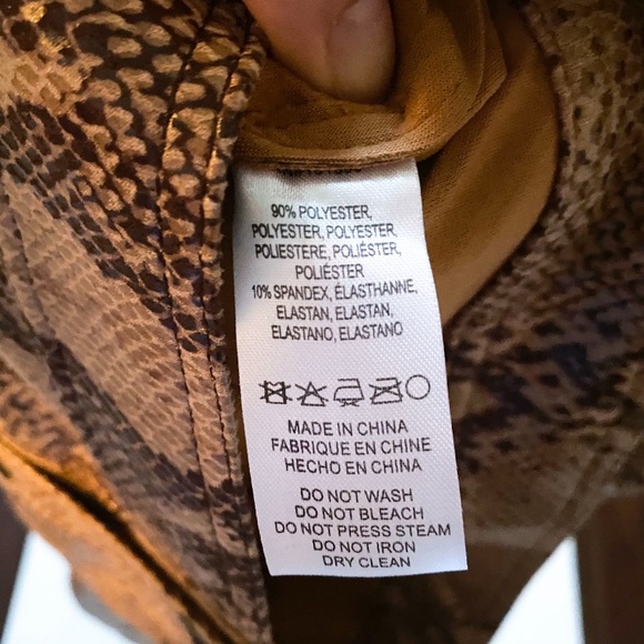 Anthropologie Snakeskin Print Jacket - Picture 9 of 9